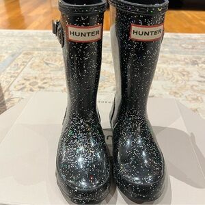 HUNTER ORIGINAL KIDS GLITTER BOOTS